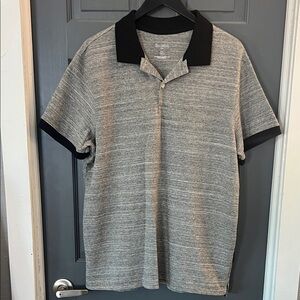 Goodfellow & Co Gray Polo with Black Accents
